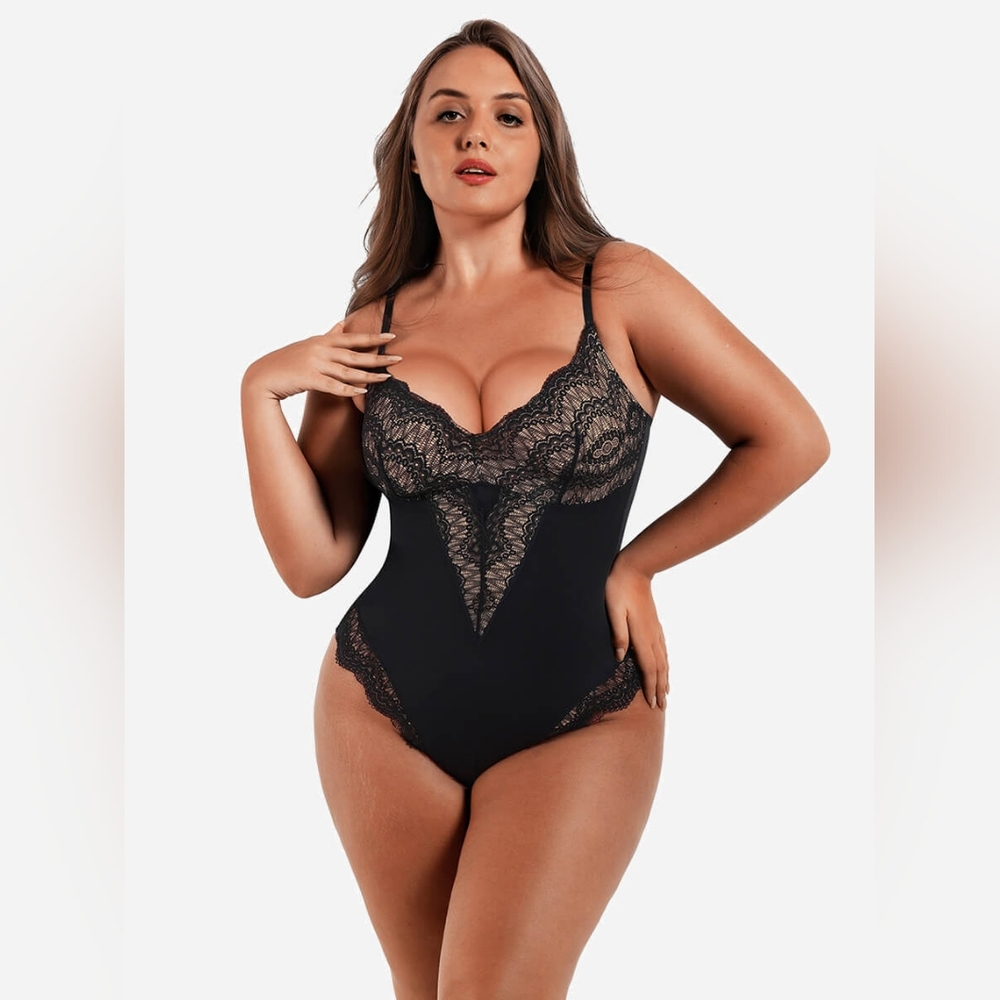 Feelingirl Low-back Ultra-versatile Lace Bodysuit